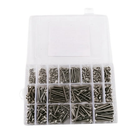

380Pcs 304 Stainless Head Round Head Tapping Screw