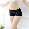 thumbnail image 6 of Women's Cotton Crotch Ice Silk Boxer Shorts - Seamless, Breathable, Sweat-Absorbent - 95% Nylon 5% Cotton - Daily/Casual - One Size, 6 of 7