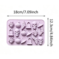 thumbnail image 3 of Silicone Halloween Ice Cube Tray Candy Mold, Reusable Flexible Chocolate Mold For Ice Cubes, Fondant, Jelly, Party Decor, 3 of 5