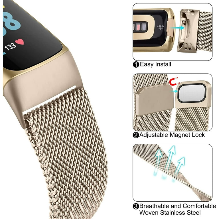 Mesh Bracelet for Fitbit Charge 5