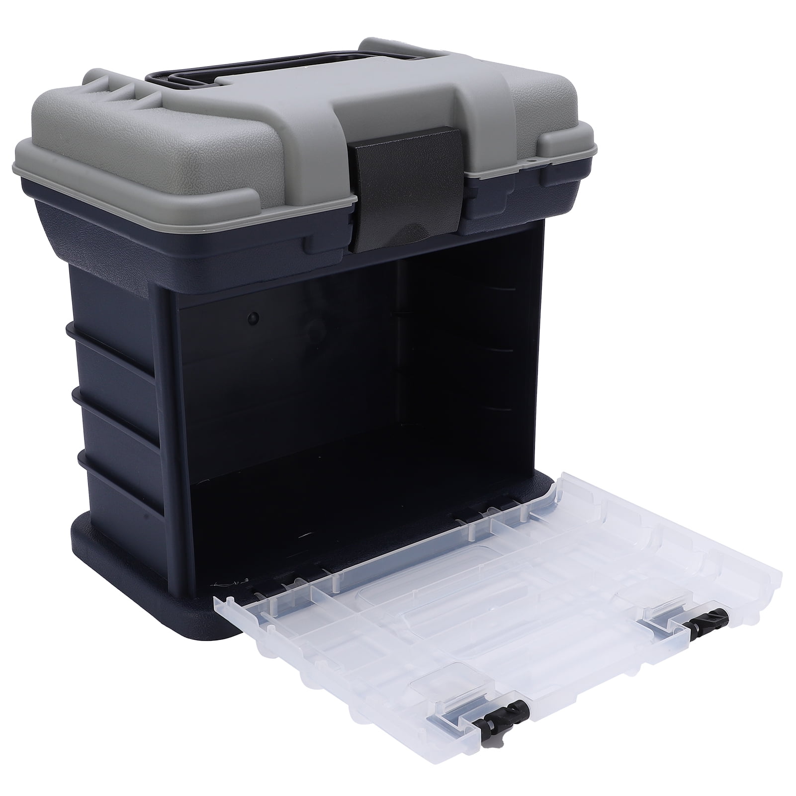 4 Layer Fishing Tackle Box, Layered Firm Classified Adjust Portable 4 Layers Fishing Case With Handle  For Sea Fishing For Boat Fishing