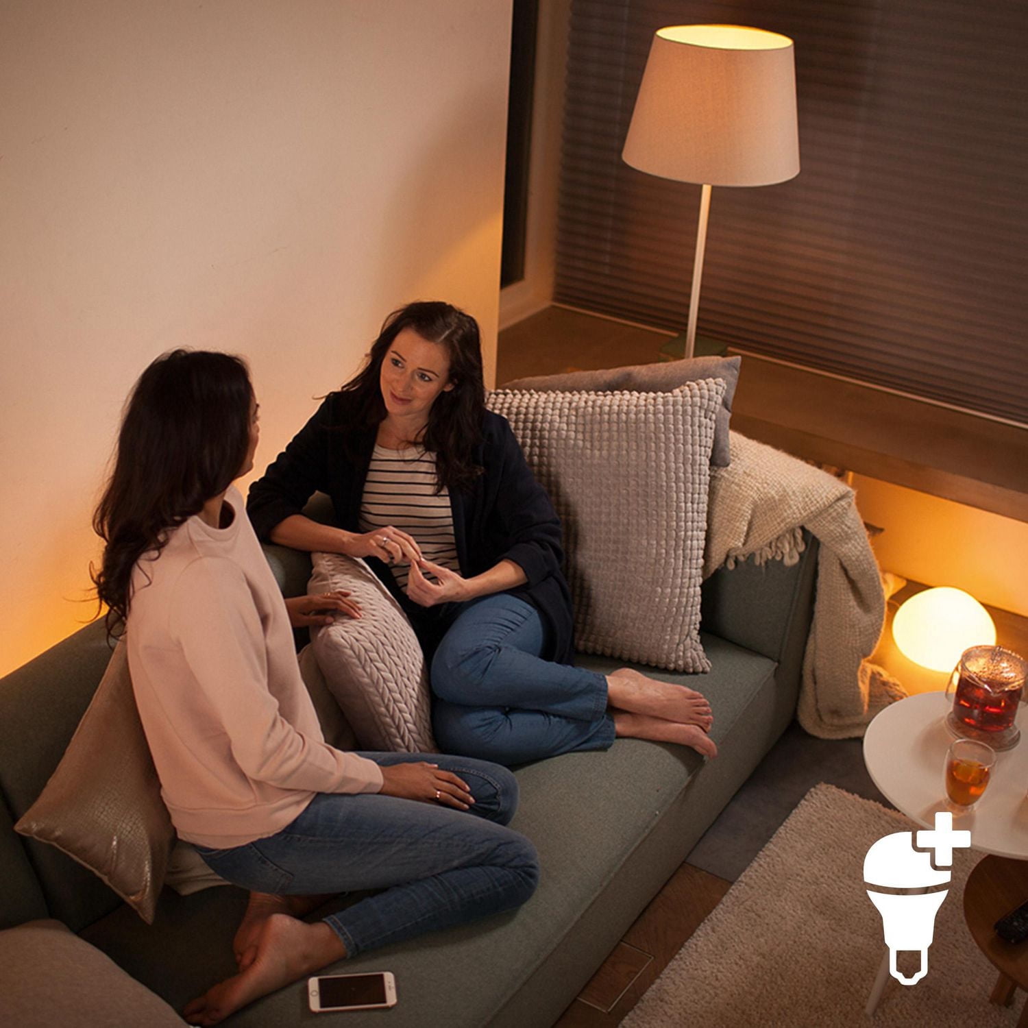 Ensemble de gradation blanc sans fil de Philips Hue