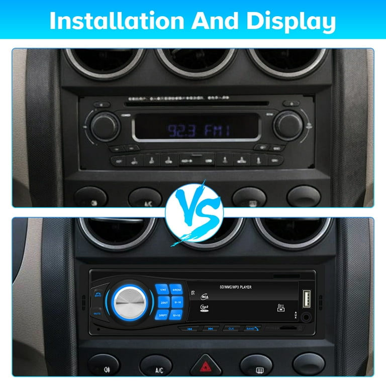 Las mejores ofertas en 1 DIN Car Stereos y unidades de la cabeza con  Bluetooth