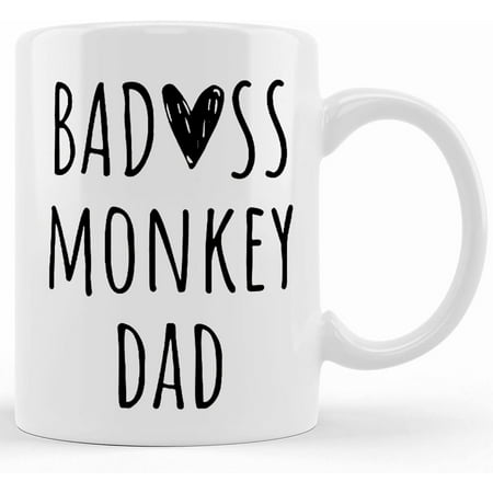 

Monkey Dad Gift Gift For Monkey Dad Monkey Daddy Funny Monkey Dad Monkey Dad Mug Monkey Gift Birthday Gift Christmas Gift Ceramic Novelty Coffee Mug Tea Cup Gift Present For Bi