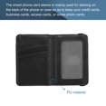 thumbnail image 3 of Adhesive Phone Wallet Smart Phones or Cases Black PU Stick on Card Holder Elastic Storage, 3 of 6