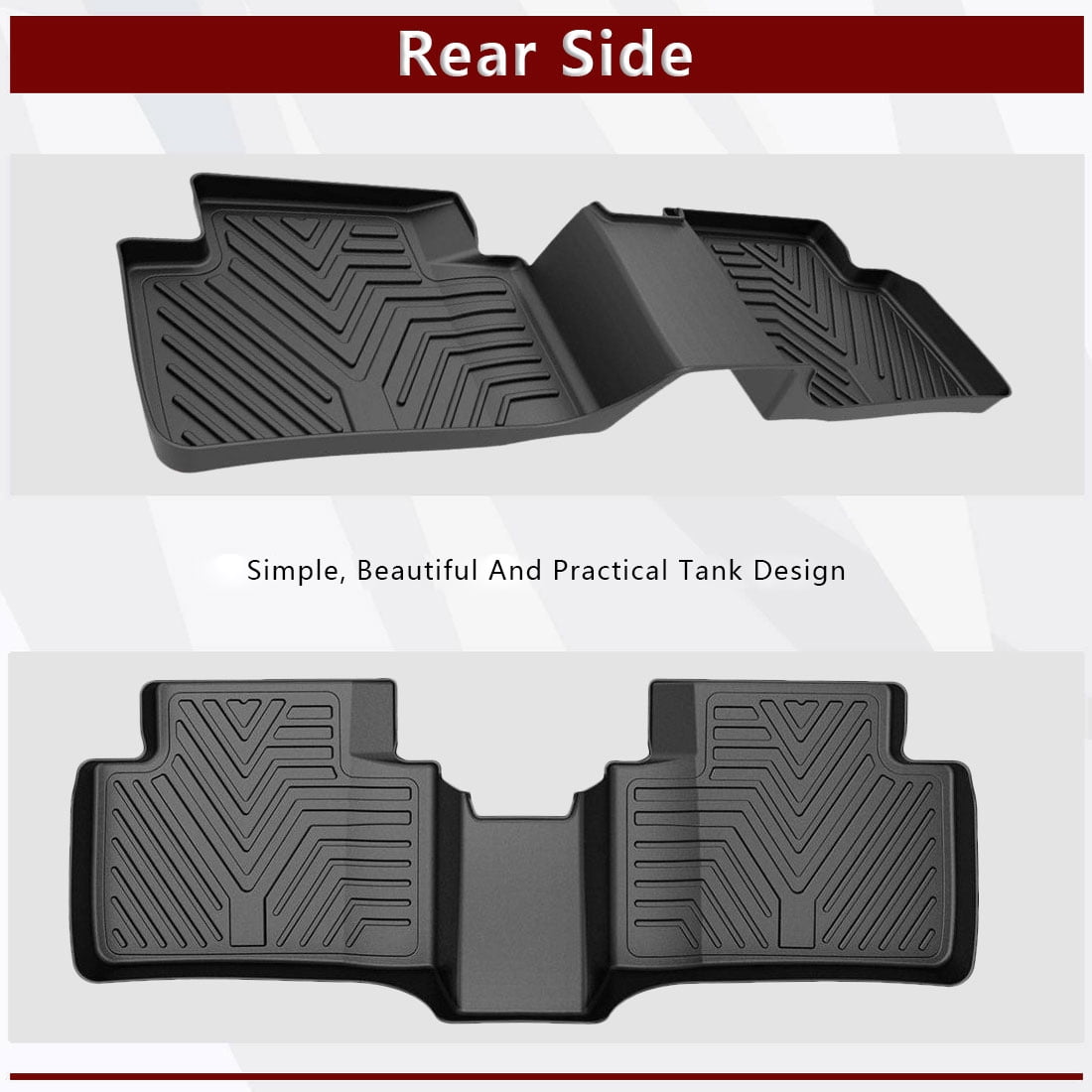 RVNI Floor Mats Liners All Weather TPE 3D Molded for 2017-2023 Mazda CX-5