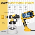 thumbnail image 2 of Pulverizador de pintura Slikwave CN-7000 850 W 1400 ml 4 boquillas, 2 of 9
