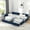 Dark Blue, variant on Newest Full Size Upholstered Daybed with Tufted Backrest & Storage Drawers, Velvet Sofa Bed Frame for Bedroom & Living Room, Dark Blue