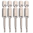 thumbnail image 1 of 1 Set Screwdriver Bit Triangle Screwdriver Tip Steel Triangle Drill Bit Supply, 1 of 8