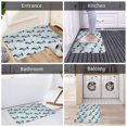 thumbnail image 3 of Dachshund Dog Puppy No.1010 Door Mat for Indoor, Welcome Door Mats Front Entrance Rug, Non-Slip Bathroom kitchen Rugs for Inside Floor, Small Rug Dog Door Mat 20X31.5 Inch, 3 of 5