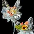 thumbnail image 5 of Granjero Gordo Regalos, flores, papel para envolver regalos, papel para envolver flores con forma de mariposa tridimensional de ensueño (blanco roto), 5 of 5