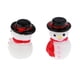 thumbnail image 4 of Figuras de muñeco de nieve en miniatura de resina blanca, accesorios y adornos para muñeco de nieve, 4 of 9