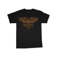 thumbnail image 1 of Jack-o-Lantern Bat Skull Halloween T-shirt Mens Graphic Tees, 1 of 7