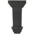thumbnail image 2 of Ekena Millwork 4"W x 4 3/4"D x 8"H Small Jefferson Wood Vintage Decor Corbel, Black, 2 of 6