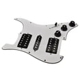 thumbnail image 2 of Pickguard Scratch Plate Reemplaza Robusto Profesional Fácil de instalar Piezas de instrumentos musicales Accesorios Piezas de repuesto de guitarra dur En blanco y negro Hugo Placa de rasguño de golpeador, 2 of 10