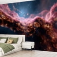 thumbnail image 2 of Peel and Stick Wallpaper Distant nebula far away galaxy Modern Art Wall Mural Decor Self Adhesive and Removable 69in x 98in, 2 of 8