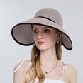thumbnail image 2 of Kiplyki Women's Sunshade Breathable Sun Hat Bow Outdoor Tourism Fisherman Hat, 2 of 4