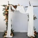 thumbnail image 4 of Cortina de fondo transparente con diseño de arco para bodas, ideal para ceremonias, recepciones y fotos. Blanco, 4 of 9