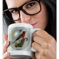 thumbnail image 2 of 3drose, Red Faced Warbler, 11oz Mug, 2 of 6
