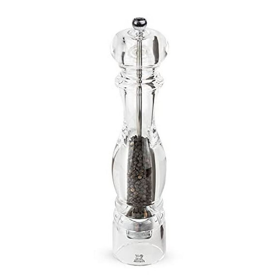 Peugeot Nancy Pepper Mill Acrylic, 12-Inch, Clear