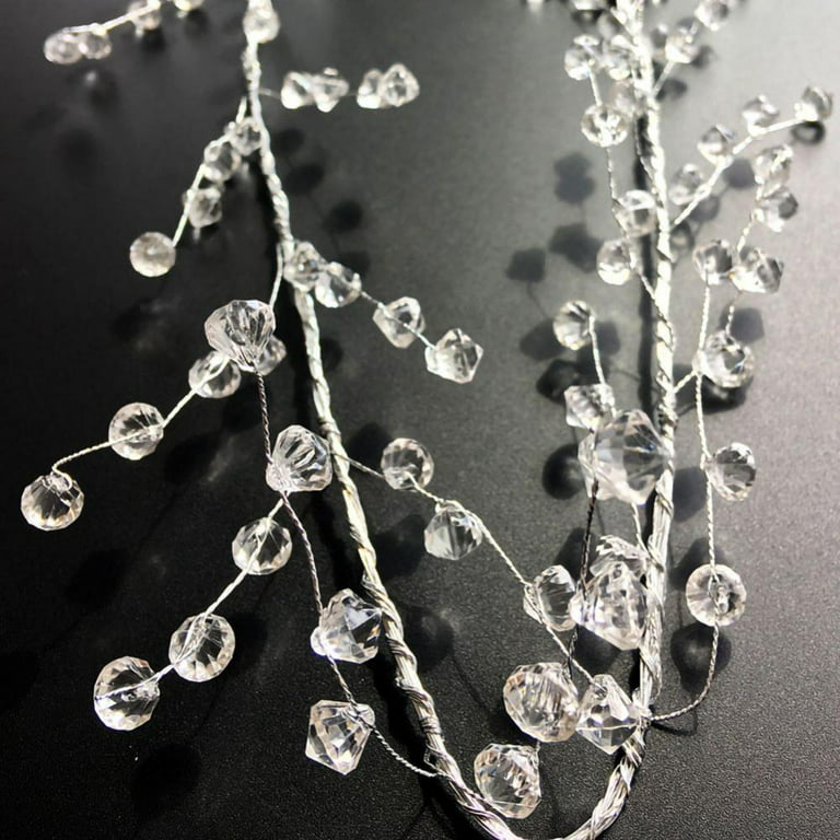 10 Diamants Transparents Déco Table 2cm