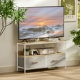 thumbnail image 2 of HOMCOM TV Stand with Charging Station, TV Table with Storage, Oak, 2 of 10