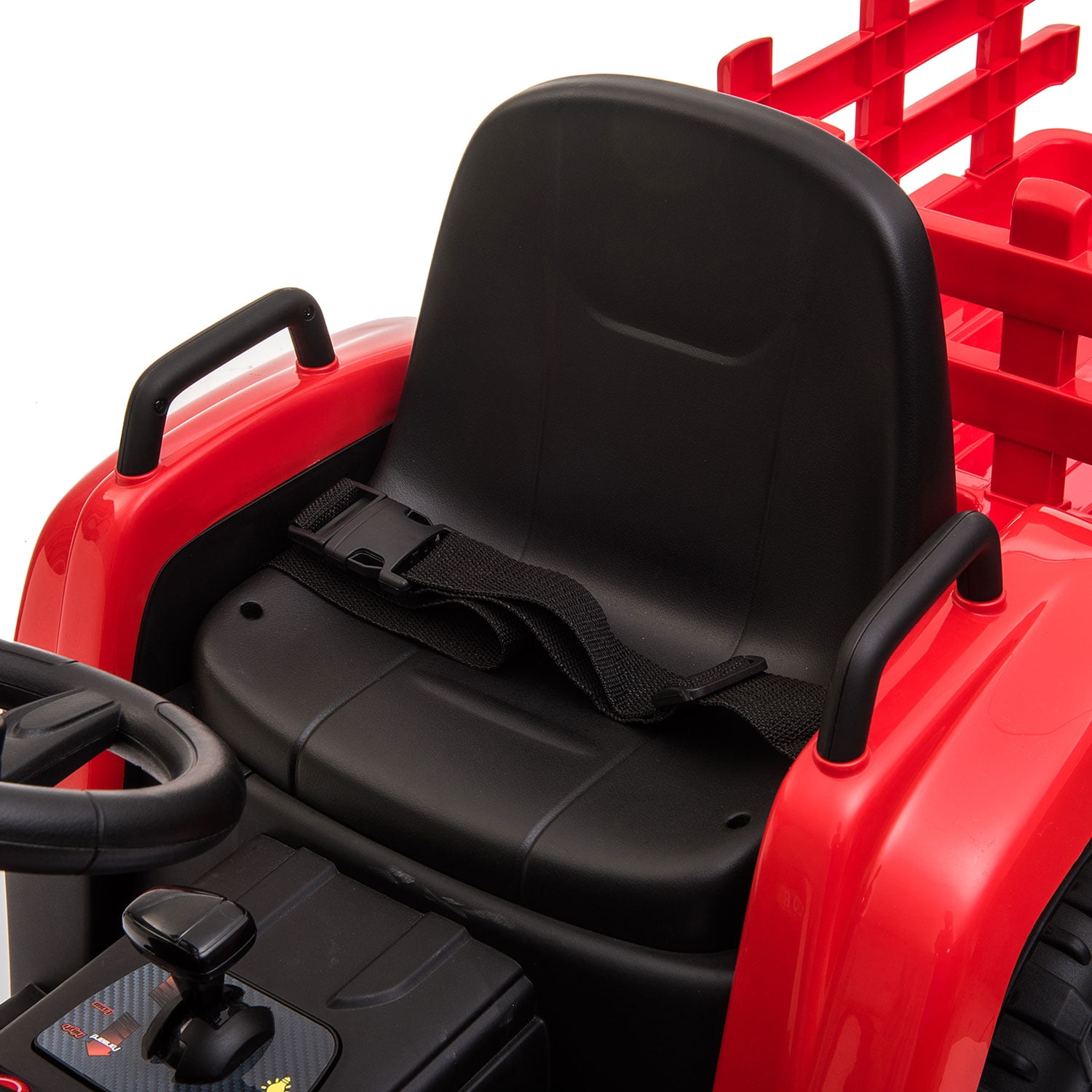 Private Jungle 35W/12V Kids Tractor, Electronic Ride On Tractor, Kid Tractor Vehicle with LED Lights, Red