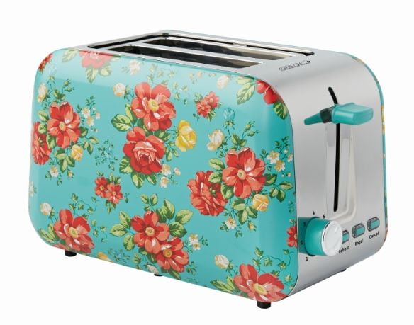 The Pioneer Woman Vintage Floral 2 Slice Toaster - Walmart.com