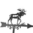thumbnail image 2 of Lawn Weather Vane Wrought Iron Weather Vane Wind Direction Vane for Outdoor Decoration, 2 of 8