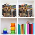 thumbnail image 6 of Yayeee Canvas Storage Basket with Handles for Shelves Fabric Bins Closet Organizer, Bright Skeleton, 6 of 8