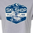 thumbnail image 3 of Peanuts - Ski Shop - Juniors Cropped Cotton Blend T-Shirt, 3 of 6