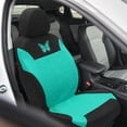 thumbnail image 2 of Juego de 4 fundas universales para asientos de coche Unique Bargains lavables transpirables color verde, 2 of 7