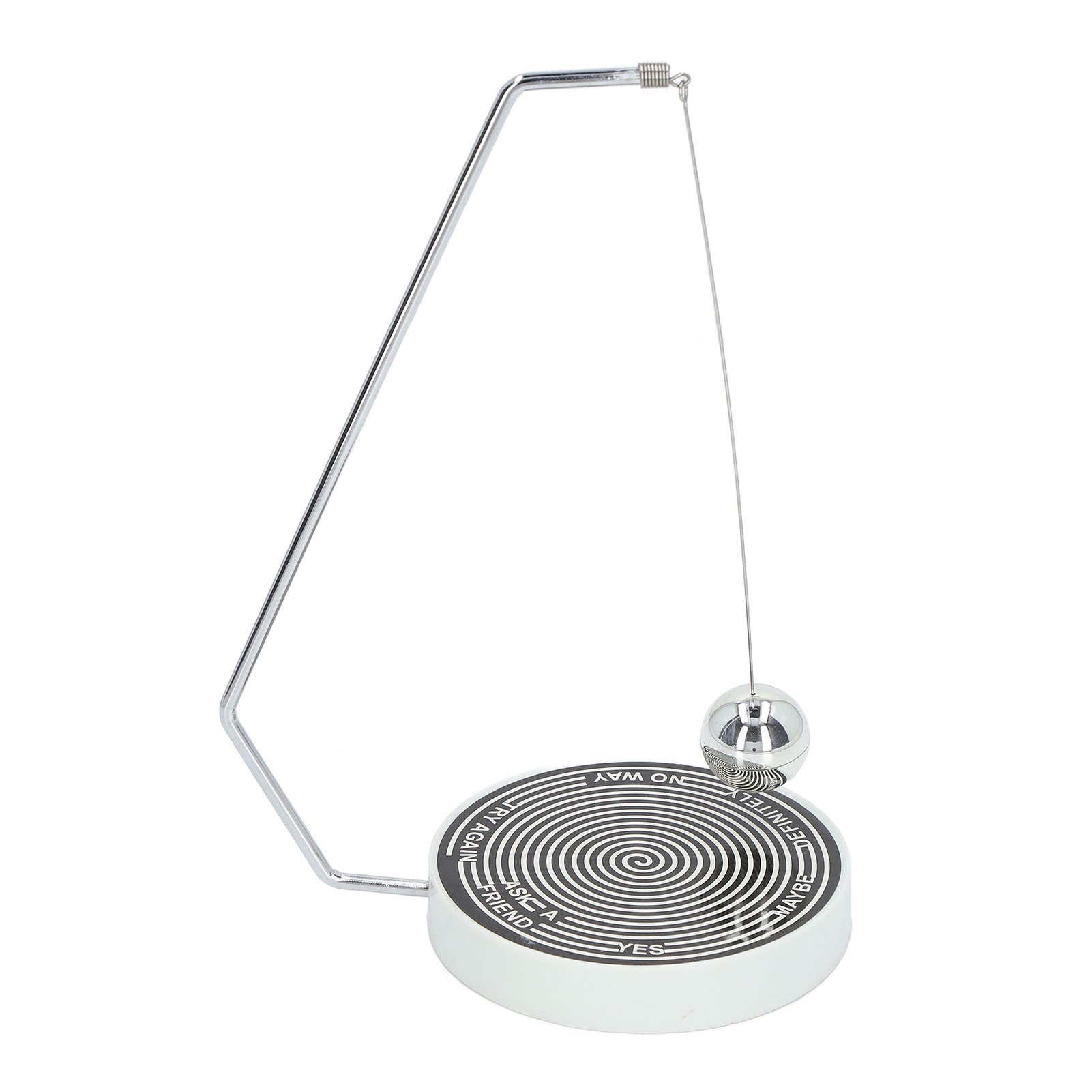 Swinging Ball Pendulum Toys - Magnetic Levitation Decision Marker Office Desk Ball Decoration Toy for Stress Relief (3.9 x 6.1 x 8.3 inches / 10 x 15.5 x 21 cm)
