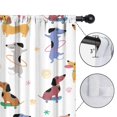 thumbnail image 4 of Blackout Kids Curtains,Dachshund Sport Childrens Insulated Curtains Set Of 2,Bedroom Essentials,Toddler Room Decor 52x84in(132x213cm), 4 of 4