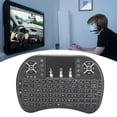 thumbnail image 1 of Teclado de teclado inalámbrico de distancia de trabajo de 10 metros, caja de TV de edición multimedia para PC,Mini teclado inalámbrico Mini teclado retroiluminado Mini teclado Touchpad Teclado Teclado Higoodz Accesorios electrónicos, 1 of 7