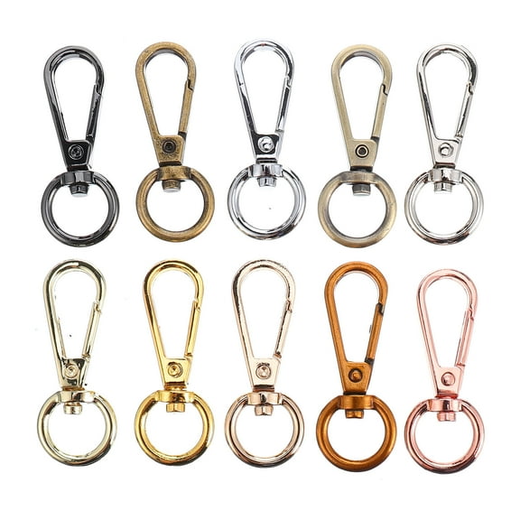 unbranded 10pcs Bag Accessories Bag Hooks Key Latches Alloy Clasps (Random Color)