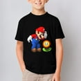 thumbnail image 6 of Super Mario T-Shirts for Boys Girls, Kids 3D Print Short Sleeve, Unisex Crew Neck Tee Shirts for Youth, 6 of 9