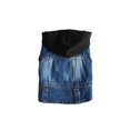 thumbnail image 3 of Black Knitted Hat Denim Pet Clothes XL Size Designed For Dogs With Hair Cut Protection 1Pcs, 3 of 3