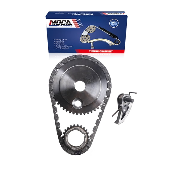 MOCA AUTOPARTS Timing Chain Kit Fit for 1995-2003 Pontiac Bonneville 3.8L & 1995 Oldsmobile 98 3.8L & 1995-1999 Buick Riviera 3.8L & 1995-2005 Buick Park Avenue 3.8L & 2004-2005 Chevrolet Impala 3.8L