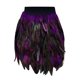 thumbnail image 2 of Gibobby faldas cargo de medio cuerpo con plumas para mujer, ropa para el escenario europea y americana(Morado, S), 2 of 4