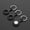 Black, variant on For Apple Airtags Location Trackers Hanging Buckle Anti-lost Protective Cover