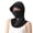 Black, variant on Women's Balaclava with Hood-Full UV Protection,Wide Brim Hat,Multi-Purpose Design for Outdoor Activities,Cycling,Travel