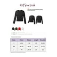 thumbnail image 5 of A2Y Women's Solid Cotton Crew Neck Long Sleeve Sweatshirt Red L, 5 of 5