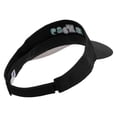 thumbnail image 3 of North Dakota Embroidered Cotton Sports Visors - Black OSFM, 3 of 5
