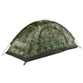 thumbnail image 1 of Camping Tent for 1 Person Single Layer Outdoor Portable Camouflage Travel Beach Tent, 1 of 7