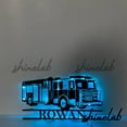 thumbnail image 2 of Shinelab Engine Fire Truck Driver Metal Sign LED Wall Art, Custom Truck Sign Decor Gifts 12053, 2 of 3