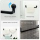 thumbnail image 4 of Suction Cup Towel Rack Retractable Non Drilling Kitchen and Bathroom Wall Hanging Single Towel Bar, 4 of 4