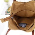 thumbnail image 5 of Bolsa de paja para mujer, bolsa de playa de verano, bolsa de mano tejida suave, bolso de hombro grande de ratán para vacaciones, 5 of 5