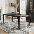 thumbnail image 3 of Furniture of America Seabliss Glam 84" Solid Wood Indoor Dining Table, Black, 3 of 12