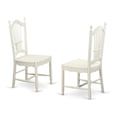 thumbnail image 2 of DOVE5-LWH-W 5 Pc dinette Table set -Kitchen dinette Table and 4 Kitchen Dining Chairs, 2 of 2